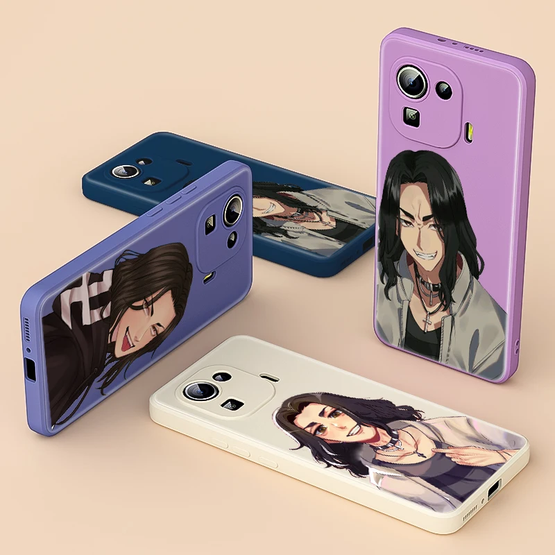 

Venues Keisuke For Xiaomi Mix 4 3 Mi 11 Pro Ultra Lite Poco X3 GT NFC M3 M2 Pro 5G Liquid Soft Cover Phone Case