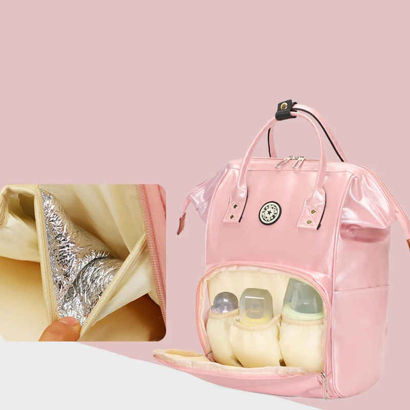

Mommy Baby Bag Diaper Backpack for Mom Waterproof Multifunctional Nappy Bag Large Capacity