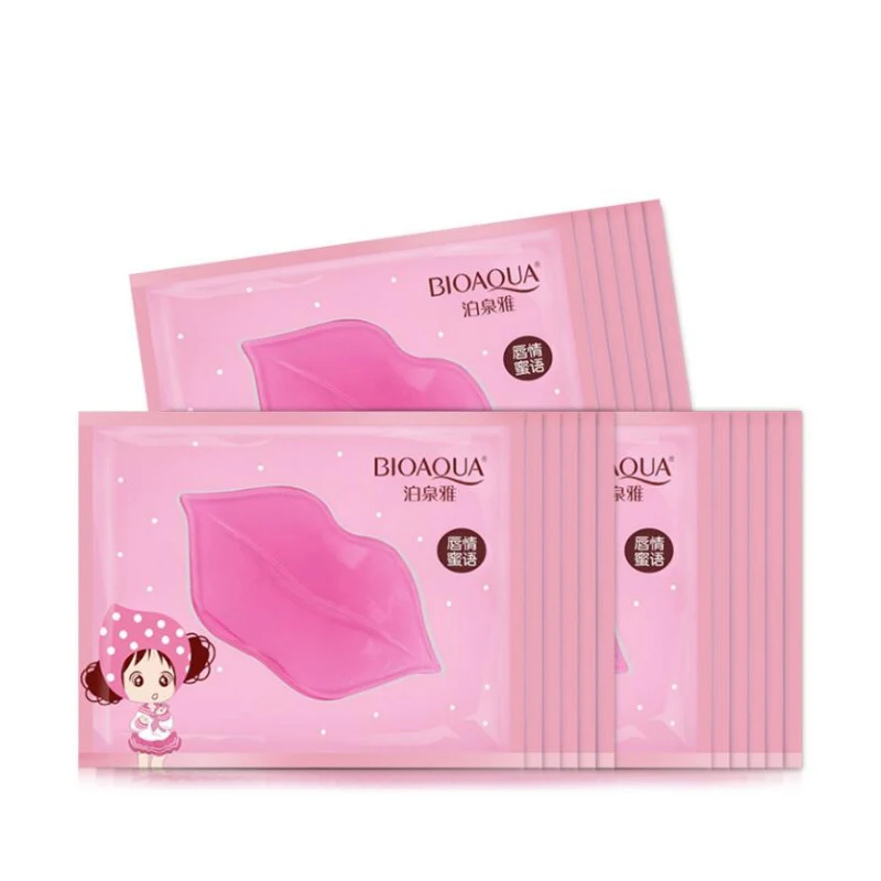 

10pcs Collagen Crystal Lip Mask Lips Plump Gel Personal Care Hydrating Lip Whitening A Smacker Wrinkle Gel Patch Care Products