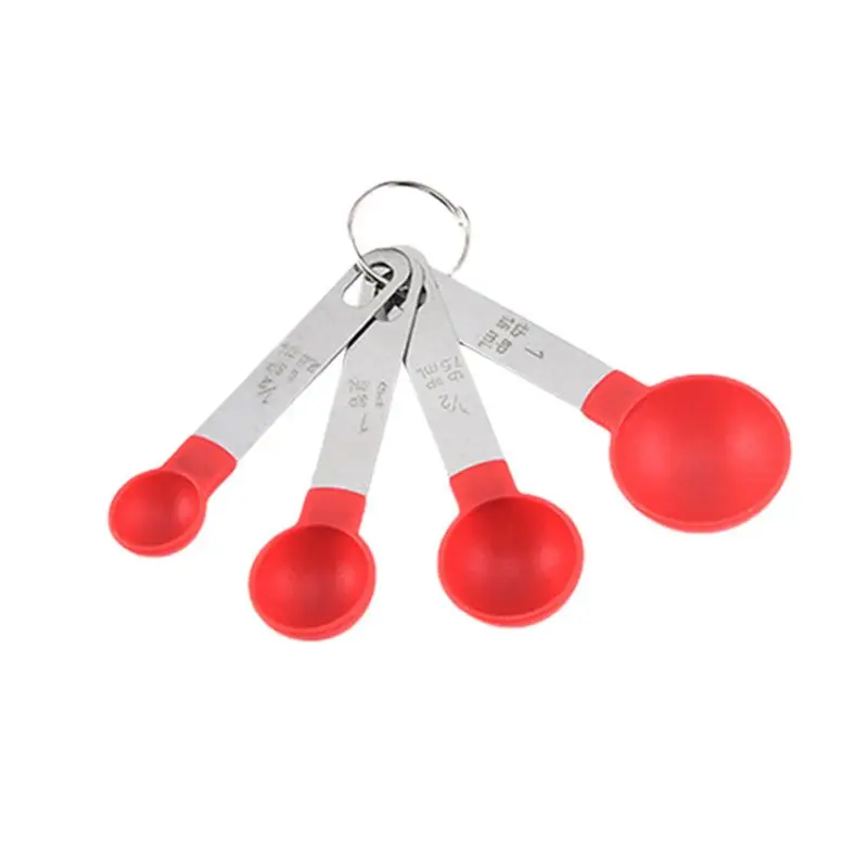 

Measuring Cups And Spoons Set Of 4/8 Pieces,Nesting Measure Cups With Handle For Dry And Liquid Ingredien Kitche 2021 summer new