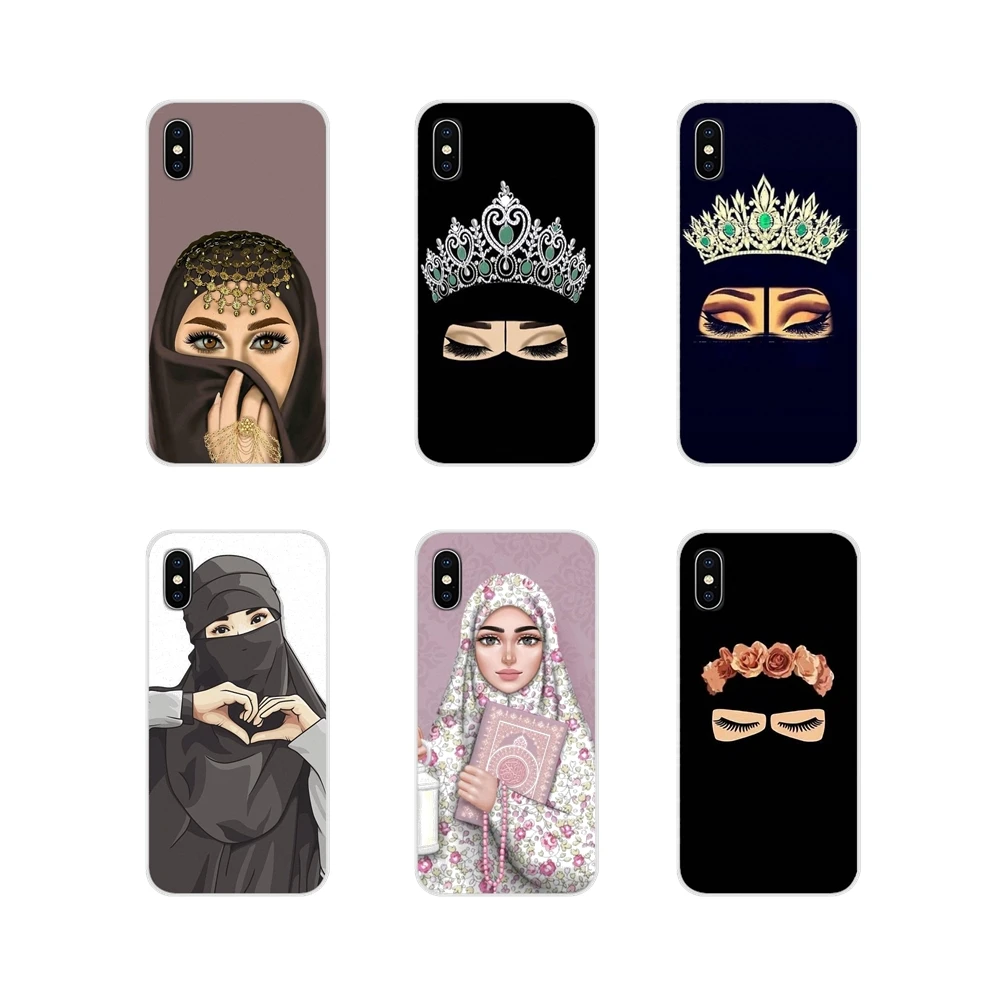 Мусульманские исламские глаза девушки арабский хиджаб модные чехлы для Sony Xperia Z Z1