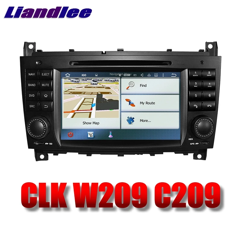 Liandlee автомобильный мультимедийный плеер NAVI для Mercedes Benz CLK W209 C209 MB 2004 2005 сенсорный