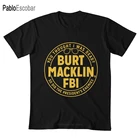 Парки и Rec Burt Macklin фббр футболка burt macklin Энди dwyer парки и отдыха ron swanson ФБР Забавный ТВ