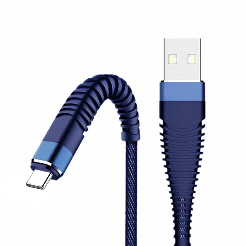 Type-C Usb 1 м Быстрая быстрая зарядка нейлоновая оплетка 2.4A для huawei Xiaomi зарядный кабель шнур зарядный кабель