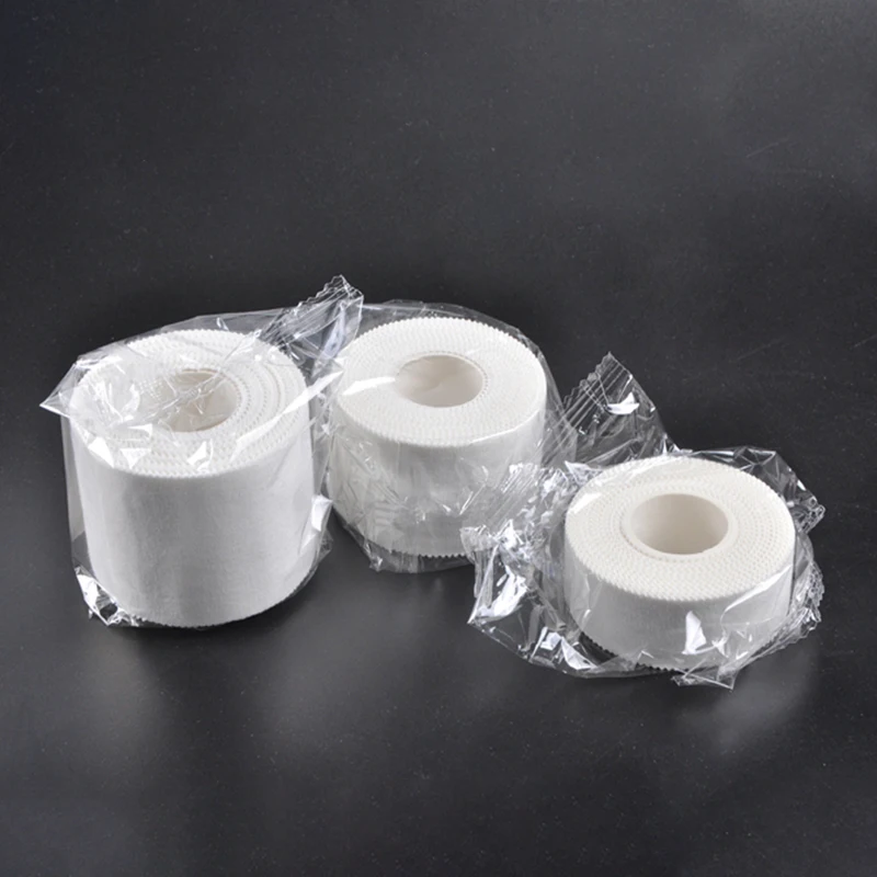 100% хлопок белая спортивная лента эластопласт легко рвется руками с