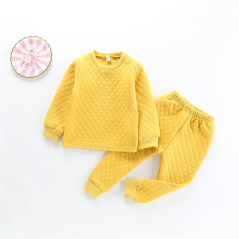 Комплект детских пижам одежда для мальчиков Сезон осень зима Для сна Детская