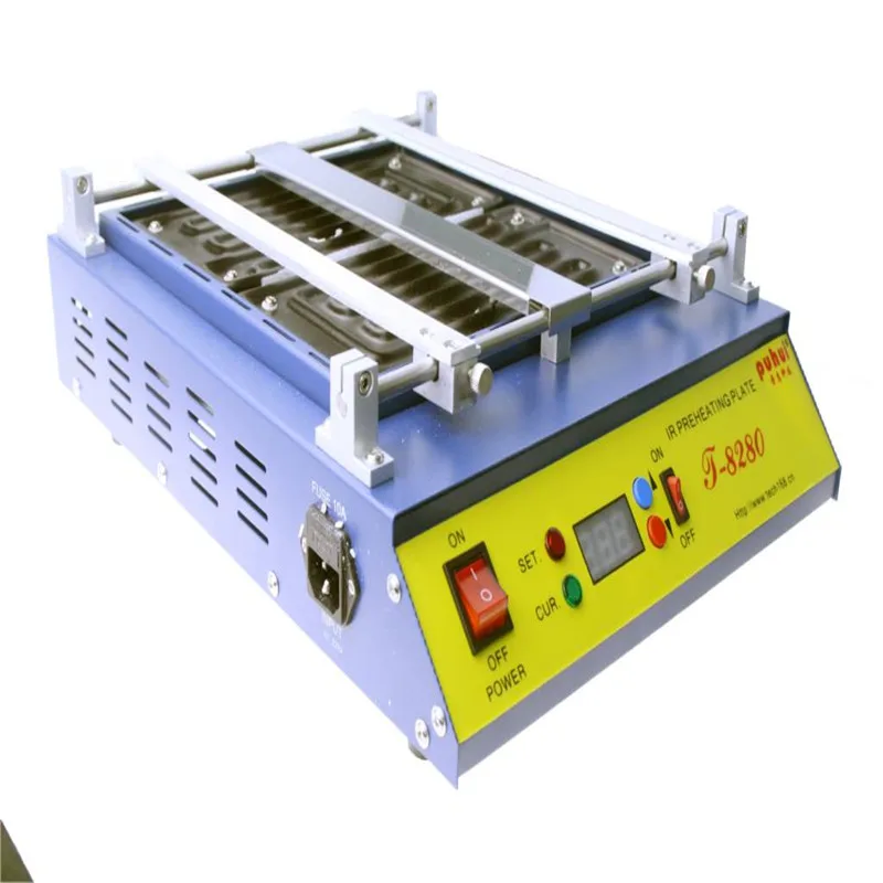 220 или 110 V Puhui T8280 PCB подогреватель ИК подогрева пластины T 8280 духовка 0 450degree Цельсия