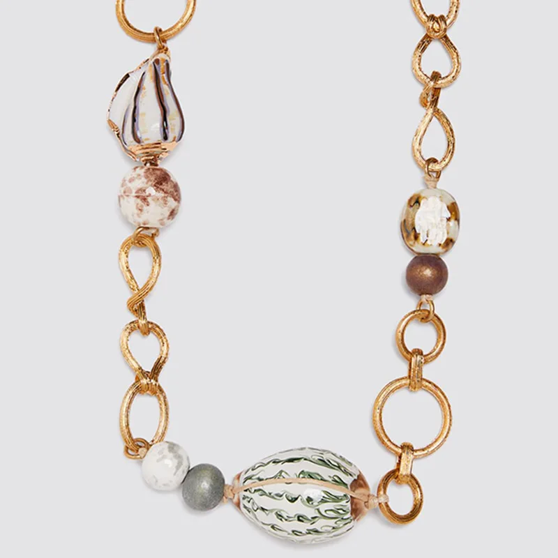 2021 Rushed Real ожерелье с героями мультфильма Моана Колье-чокер природный раковины