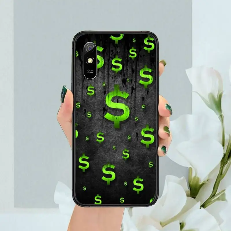 

Cartoon Luxury Dollar MonopolyS Phone Case For Xiaomi Redmi note6 8 9 pro 7a 8T 9S K20 4X