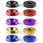 20 шт. болт шайбы бампера брызговика из нержавеющей стали M6X20 мм ЧПУ Заготовка алюминиевого брызговика Шайба Двигателя отсека комплект одежды