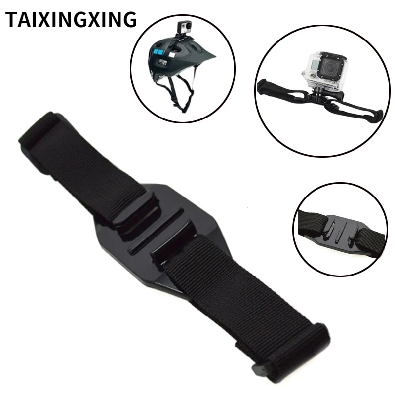 

Adjustable Bike Helmet Strap Head Belt Mount Holder Adapter for GoPro Hero 8/7/6/5/4/ Session SJCAM Xiaomi Yi EKEN H9Accessories