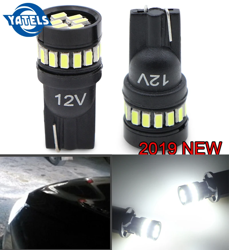 Из 2 предметов Canbus T10 W5W 168 194 светодиодный лампы ширина зазора Боковой габаритный