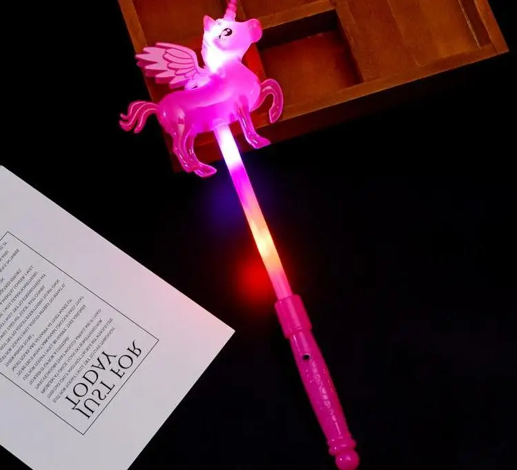 

Светильник ящиеся палочки с единорогом для темативечерние, игрушки для детей, товары для дня рождения для девочек, украшения, светодиодные ...
