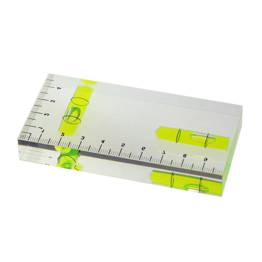 

High Precision Transparent Two Direction Level Bubble Mini Spirit Level Indicating Instrument