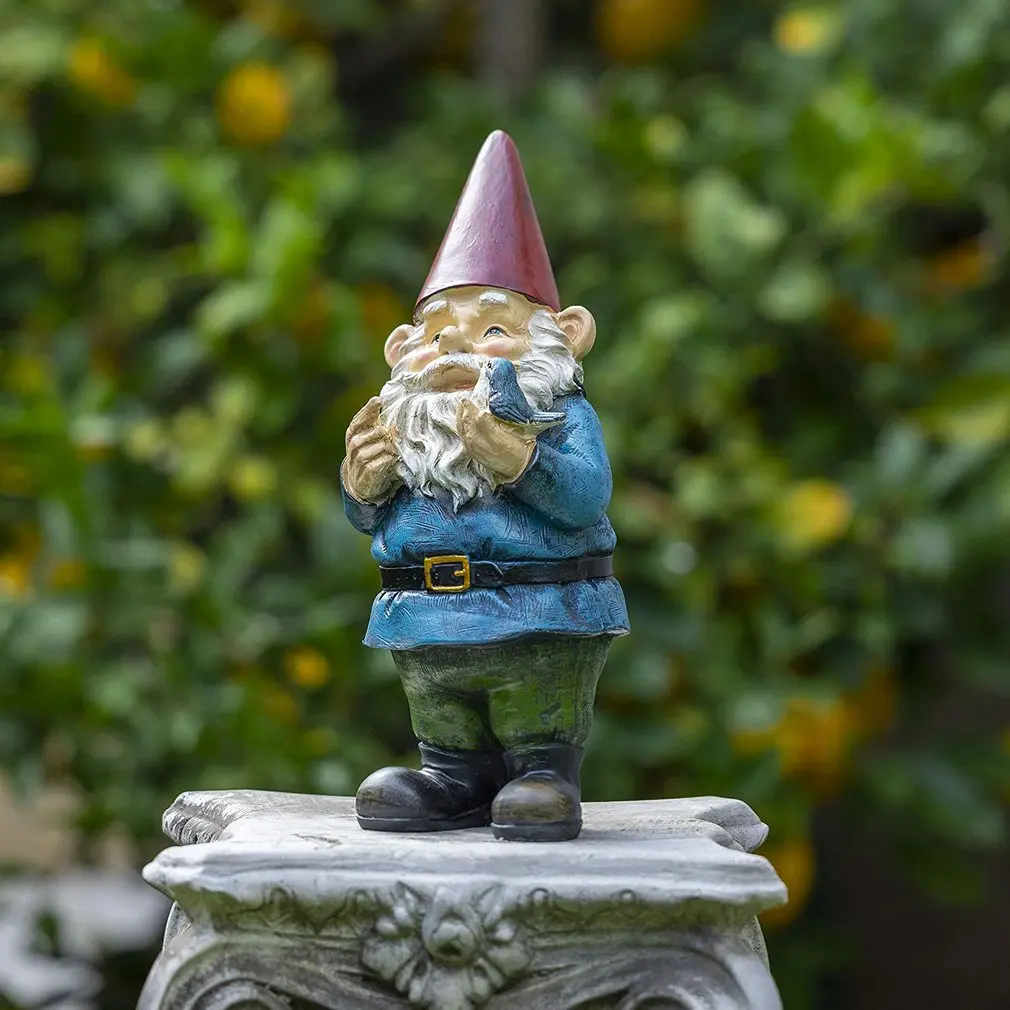 

1pcs Mini Cute Gnome Dwarfs Funny Resin Statue Cute DIY Bonsai Decoration For Desk Outdoor Garden Sculpture Decor Dropshipping