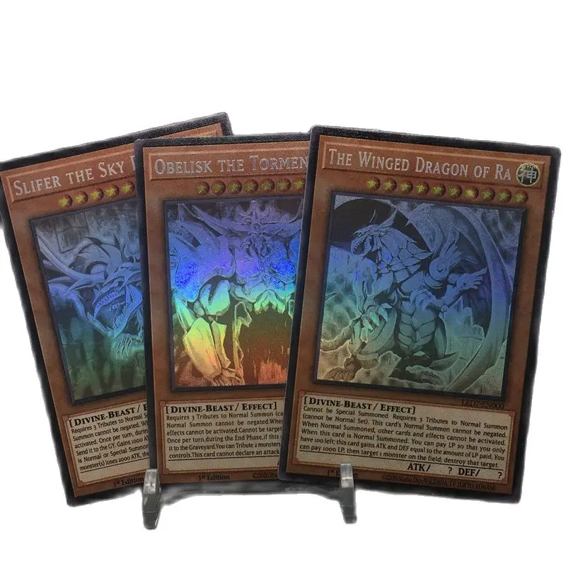 

Yu-Gi-Oh! Сделай Сам Крылатый Дракон Ra-LED7-EN000-Ghost Rare-1st настоящее время на веб-сайте Тибетский анимации карты