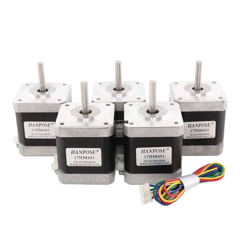 Бесплатная доставка 3 шт. шаговый двигатель 4 lead Nema17 48 мм 78Oz in 1.8A Nema 17 42BYGH (17HS8401)