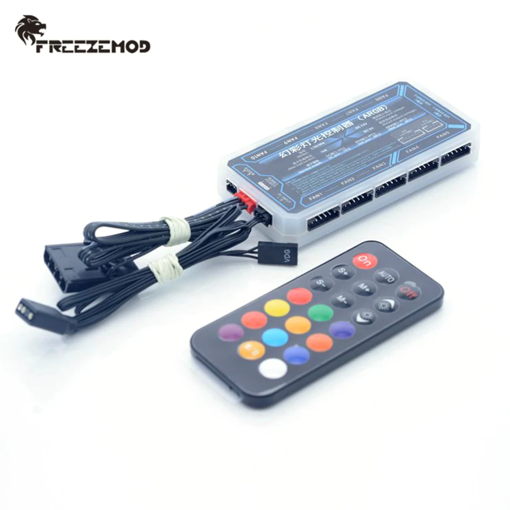 FREEZEMOD ПК водяной охладитель 5 в 3PIN пульт дистанционного управления с 10