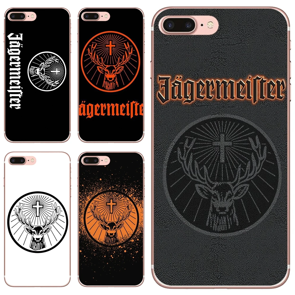 

For iPhone 10 11 12 13 Mini Pro 4S 5S SE 5C 6 6S 7 8 X XR XS Plus Max 2020 Silicone Cover Bag Art design Jagermeister Logo Beer