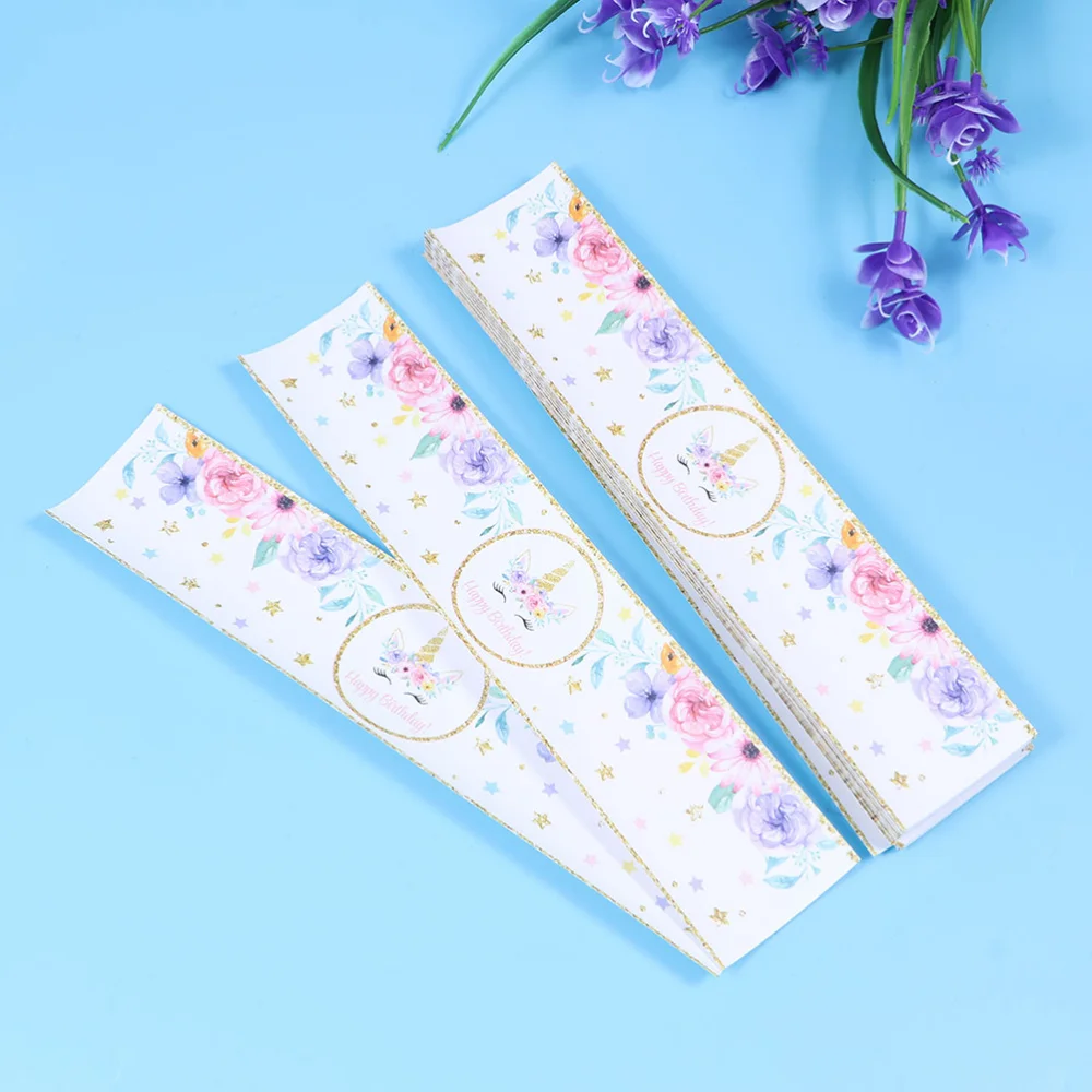 

48pcs Stickers Festival Party Labels Water Bottle Stickers