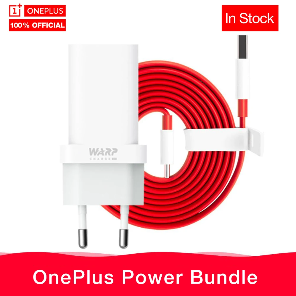 OnePlus Original Warp Charge 30 power bundle type-C кабель x1 Warp Charge 30x1