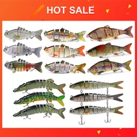fishing lure 9 514cm multi jointed swimbait slow sinking hard bait crankbait fishing lures for bass trout perch artificial bait