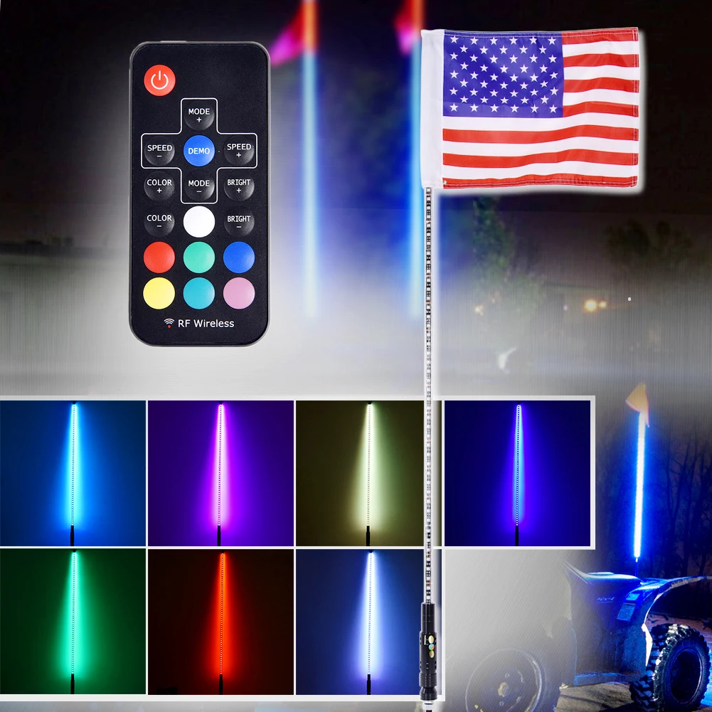 3/4 фута RGB водонепроницаемый гибкий беспроводной пульт дистанционного