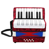 17 key 8 bass professional portable accordion beginner practice educational musical instrument for kids adult christmas gifts