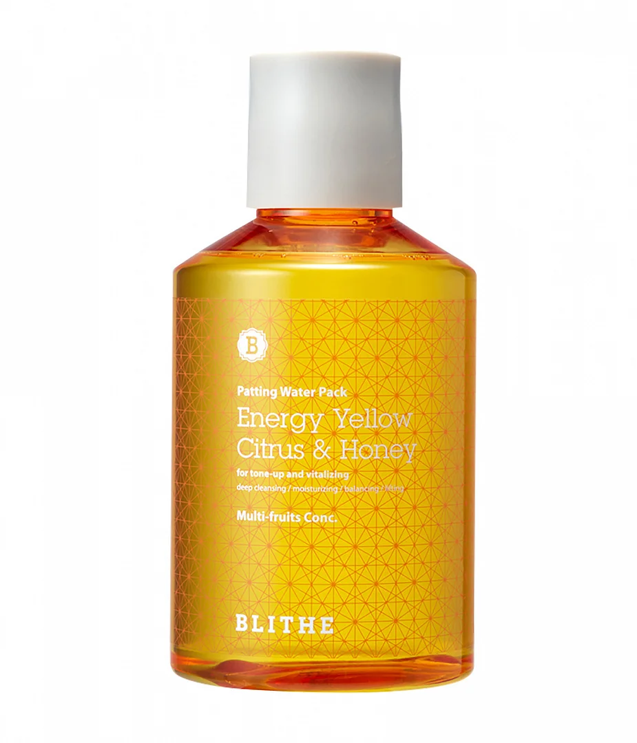 BLITHE Patting Splash Mask Energy Yellow Citrus & Honey Сплэш-маска для сияния 150 мл |