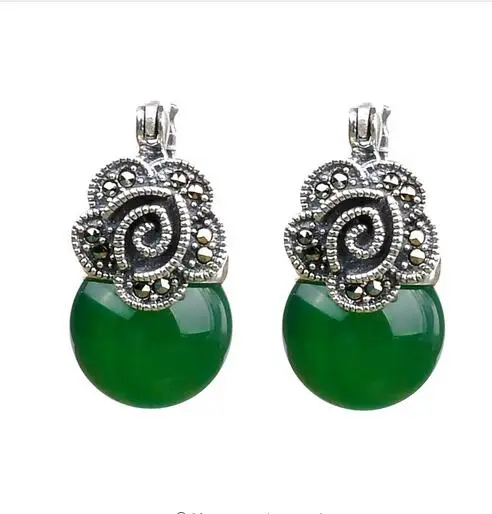 Женские серьги-гвоздики из серебра 925 пробы с полудрагоценными камнями |