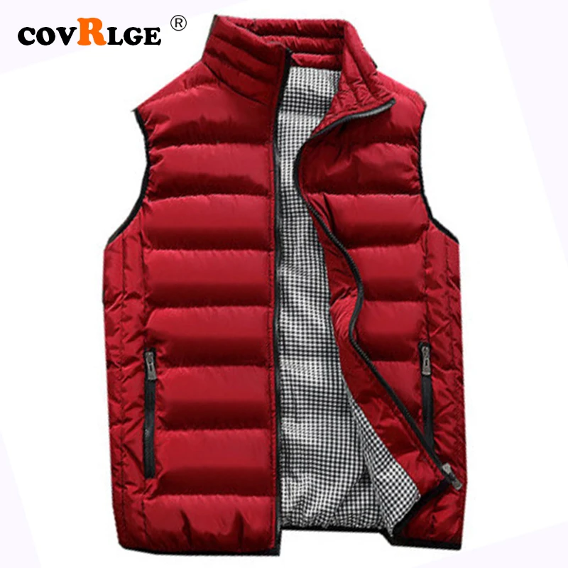 

Covrlge Vest Men Stylish 2019 Autumn Winter Warm Sleeveless Army Waistcoat Men's Fashion Casual Coats Mens 10 Colors MBS002