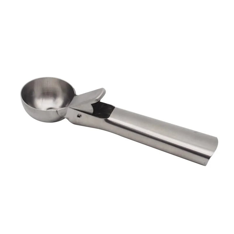 

1PC Ice Cream Scoop Stacks Stainless Steel Ice Cream Digger Non-Stick Fruit Ice Ball Maker Watermelon Spoon Tool For kitchen