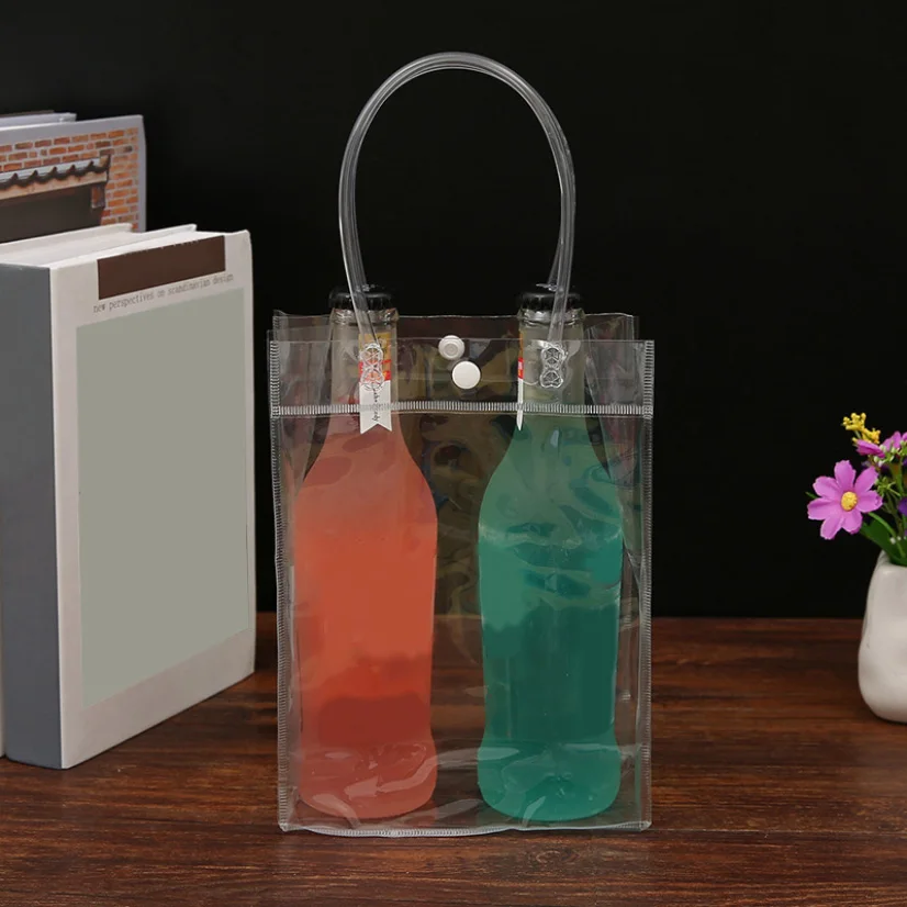 

Clear Handbag PVC Plastic Waterproof Gift Packaging Bags Shopper Desk Organizer Storage Bags Travel Packing Home Supplies
