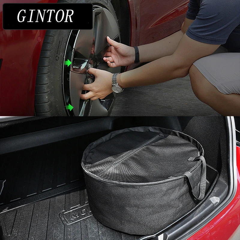 Применимо к Tesla Model 3 Крышка ступицы колеса Сумка для хранения Багажник модели