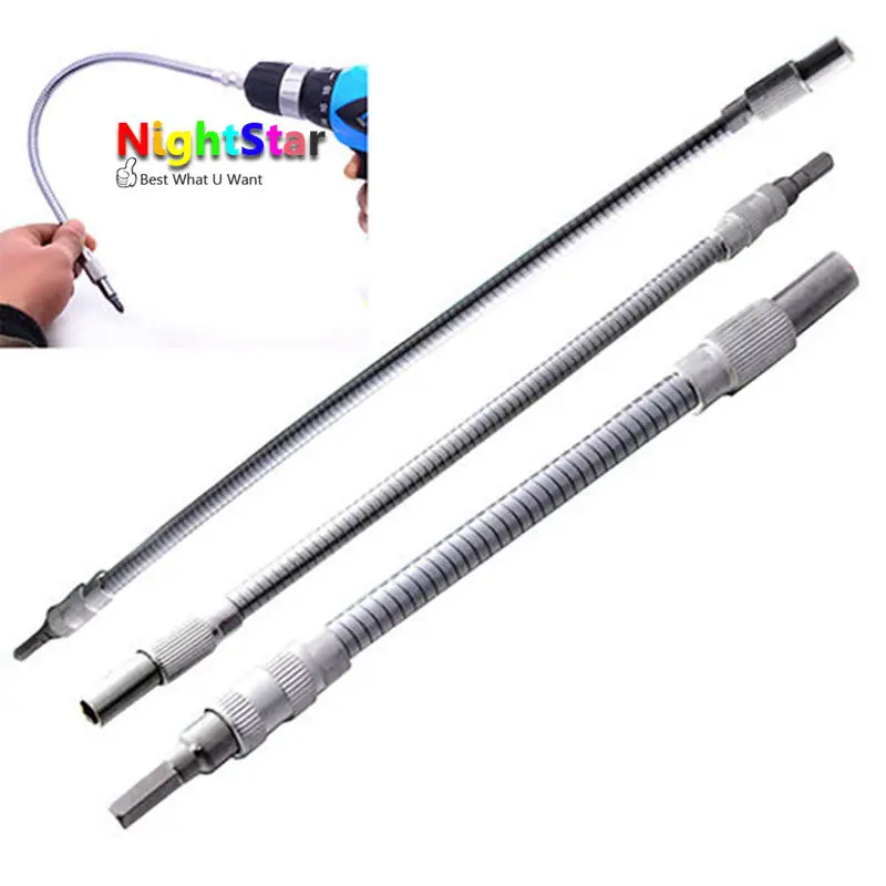 400 мм цельнометаллический удлинитель отвертка сверло гибкий вал держатель бит