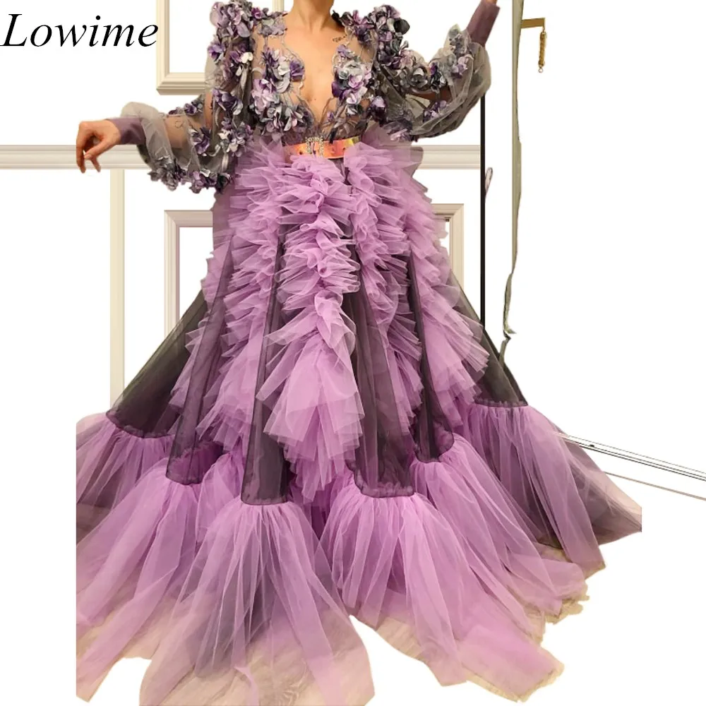 

Special Design Long Celebrity Dresses 2019 Long Sleeves Formal Evening Dresses Prom Party Gowns With Sashes Vestidos De Fiesta