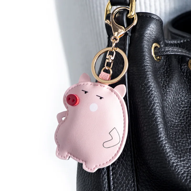 Автомобильный брелок с животными из искусственной кожи милый для собак полярный