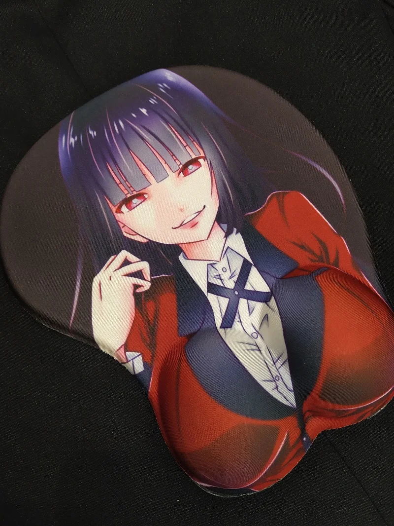 Anime Kakegurui Yumeko Jabami 3D Chest Silicone Wrist Rest Mouse Pad notebook PC playmat | Компьютеры и офис
