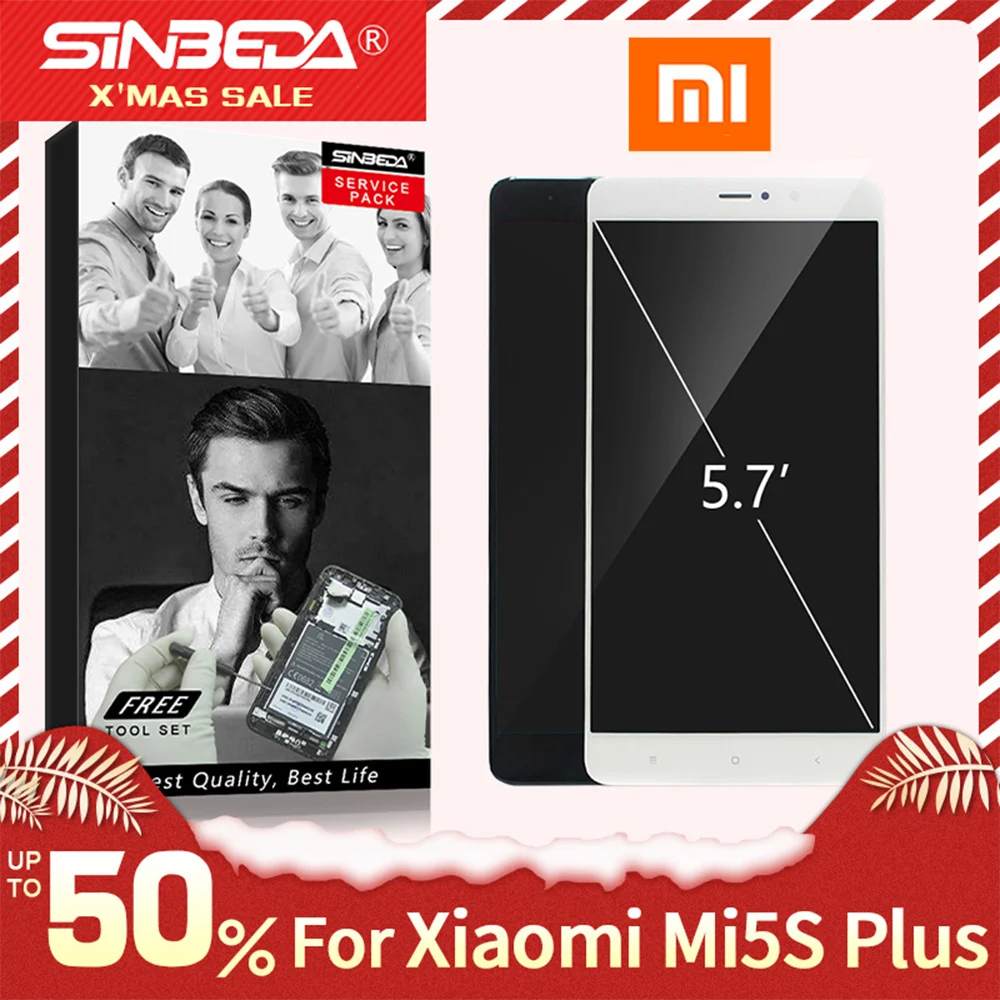 Для Xiaomi mi 5S Plus ЖК-дисплей сенсорный экран дигитайзер с рамкой для Xiaomi mi 5S Plus дисплей mi 5 S Plus mi 5 S+ ЖК-дисплей