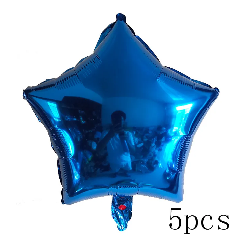blue Металлические латексные шары золотого и серебряного цвета, 18, 30, 40, 50, 60, 70 лет, вечерние шары из фольги для взрослых, подарок - Цвет: blue