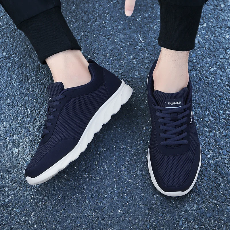 

Fashion 2021 New Men's Casual Sneakers Street Trendy Youth Sport Shoes Summer Mesh Breathable Light Training Footwear for Male