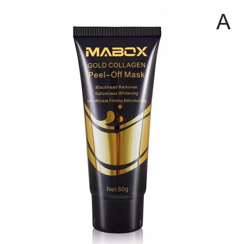 24K Золотая шелушенная маска для лица, удаляющая черные точки, Золотая шелушивающая маска для лица, уменьшающая поры, улучшающая огрубевший увлажняющий крем для лица - Цвет: A