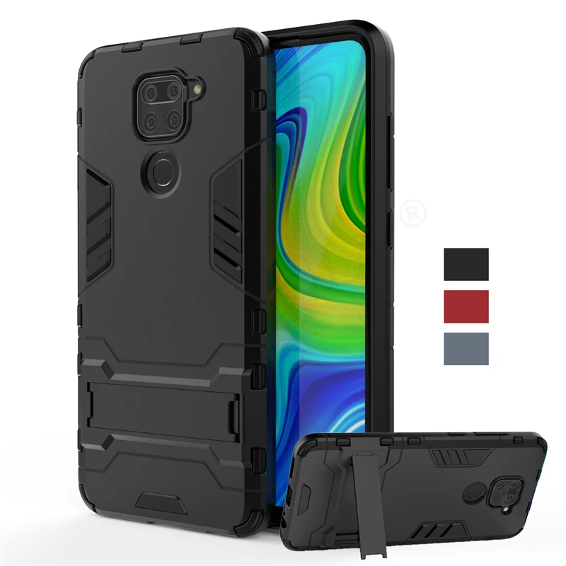 Чехол для Xiaomi Redmi Note 9 чехол 10X 9S Pro держатель робота подставка противоударный