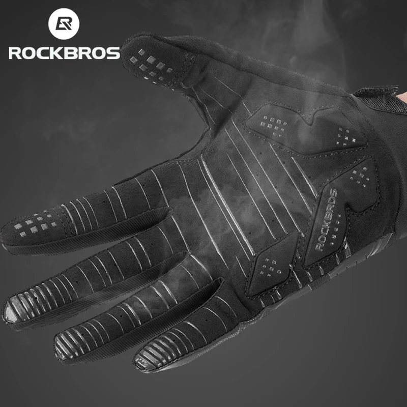 Велосипедные перчатки ROCKBROS для мужчин и женщин ветрозащитные дышащие