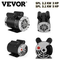 vevor 3 1kw 5hp 2 2kw 3hp spl air compressor electric motor single phase 2 pole rated speed 3450rpm for pumps fan rotation ccw