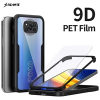 rzants forxiaomi poco x3 nfc poco x3 pro case 360 full protective casing double shockproof shell no need film cover