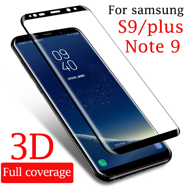 Для samsung galaxy s9 plus защита экрана note 9 защитное стекло s9plus note9 закаленное samsyng samsun 9s