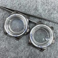 nh35 transparent bottom 316 stainless steel watch case sapphire glass 40mm watch accessories suitable for nh35nh36 movement
