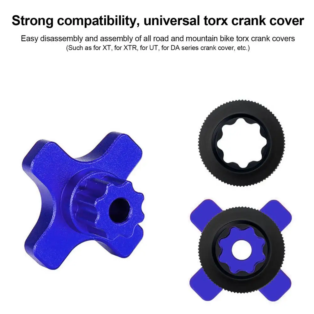 40x23mm Metal Crank Bolt Crankset Plum Blossom Cover Removal Wrench Bike Mounting Bottom Bracket Arm Bolts Screws |