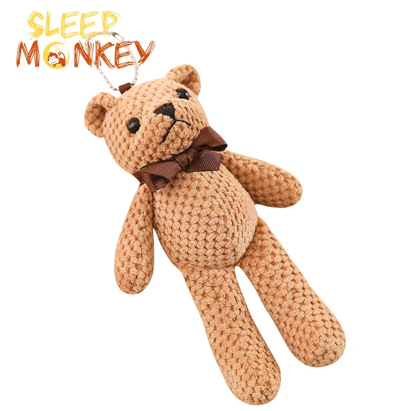 18 см мини плюшевый мишка мягкие плюшевые игрушки милые Мишки Тедди брелок кулоны